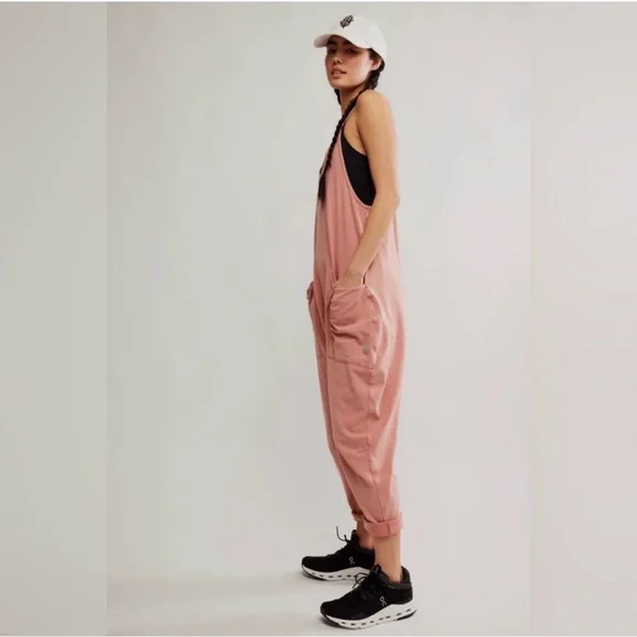 FP Movement Hot Shot Onesie NWT size Small in Petal Pink One Piece Jumpsuit - Picture 11 of 11